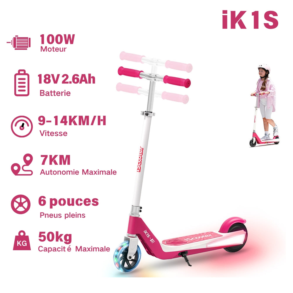 isinwheel S4/S7 /iK1S Trottinette électrique pour enfants