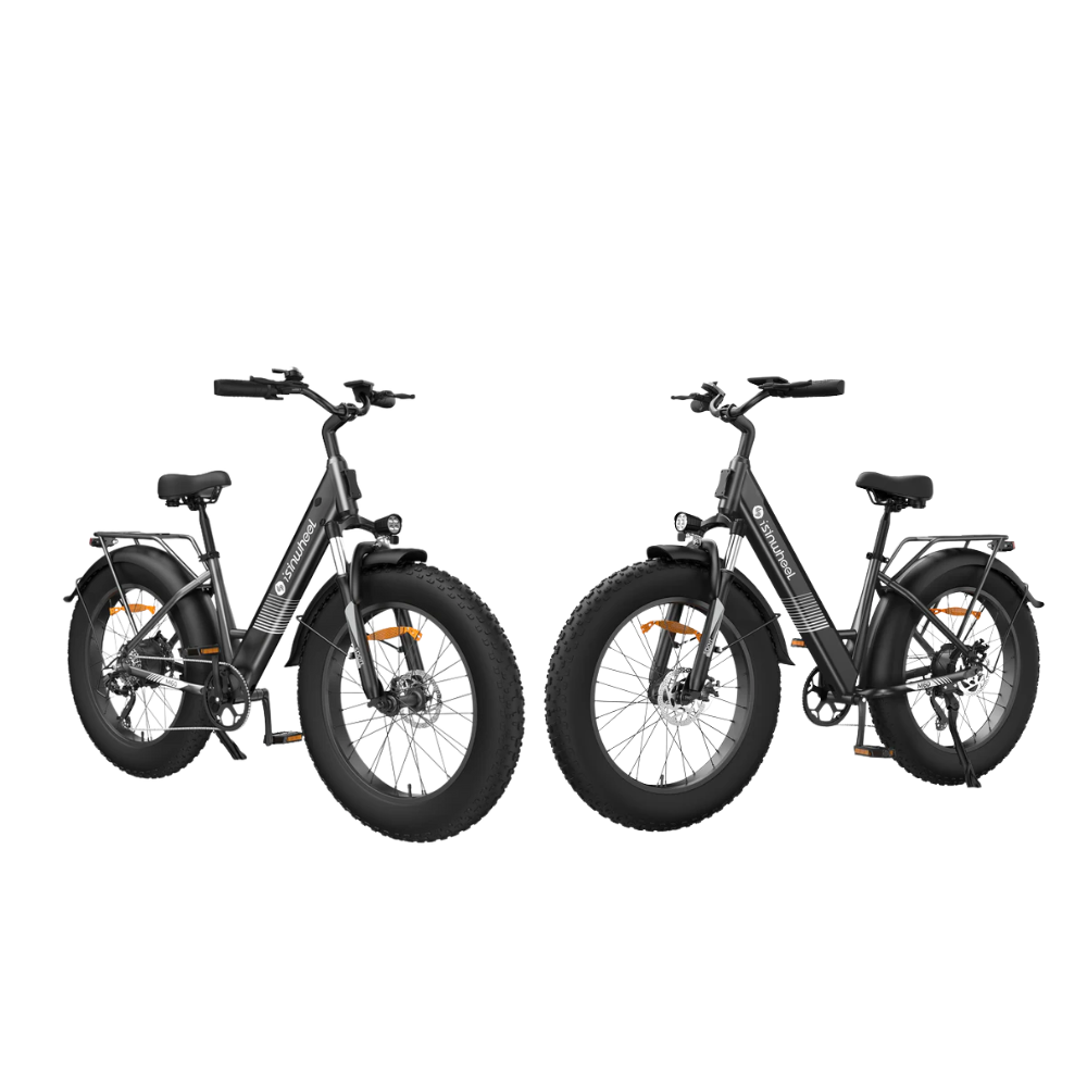 Fat Bike M60 Puissant : Pneus Tout-Terrain, 105km d'Autonomie & Batterie Amovible