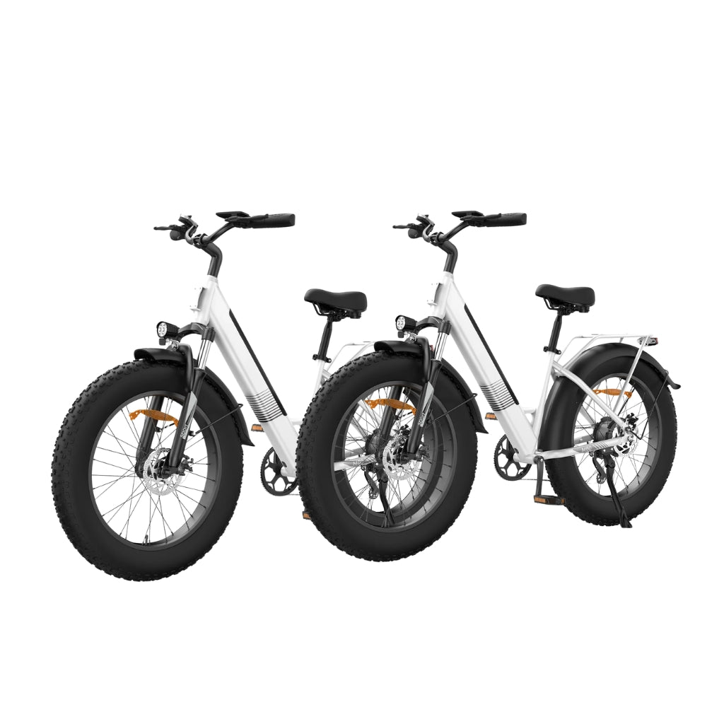 Fat Bike M60 Puissant : Pneus Tout-Terrain, 105km d'Autonomie & Batterie Amovible