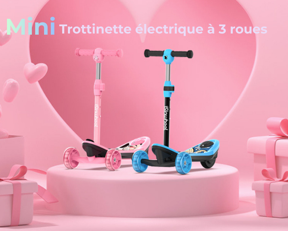 isinwheel MiniSpider trottinette électrique 2 en 1 pour enfants