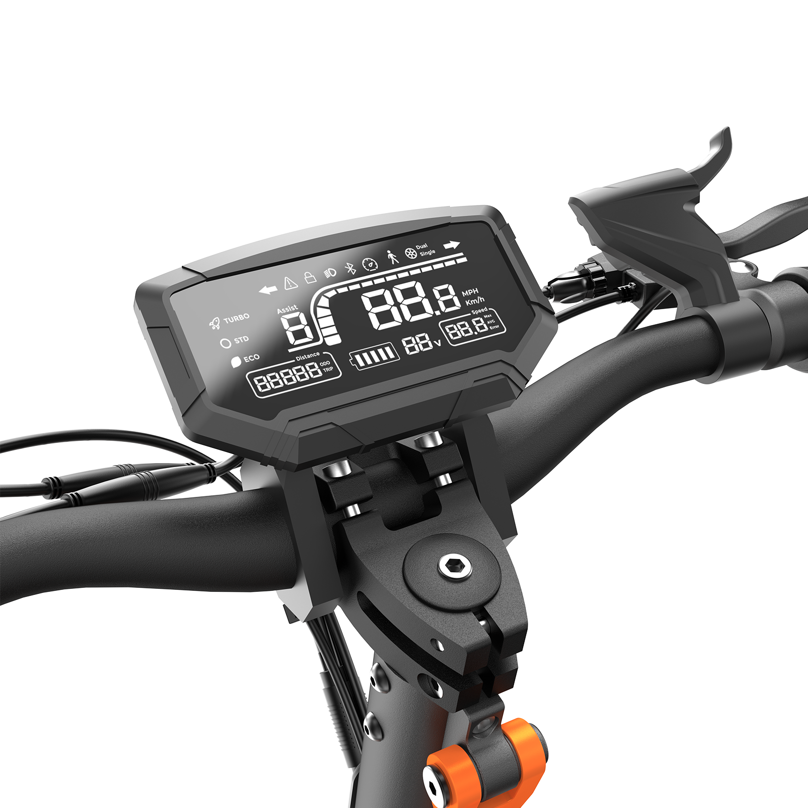 isinwheel GT1 DUAL Trottinette électrique tout-terrain à double moteur 1600W
