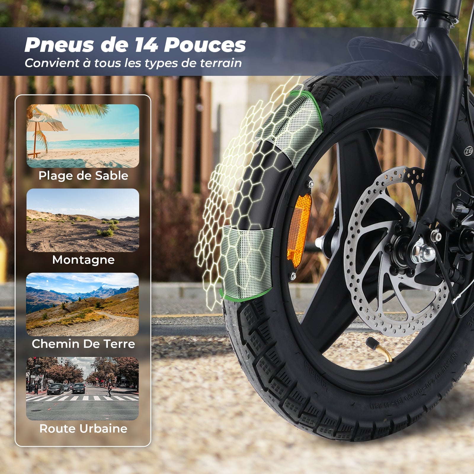 U1 Vélo électrique portable pour les déplacements urbains