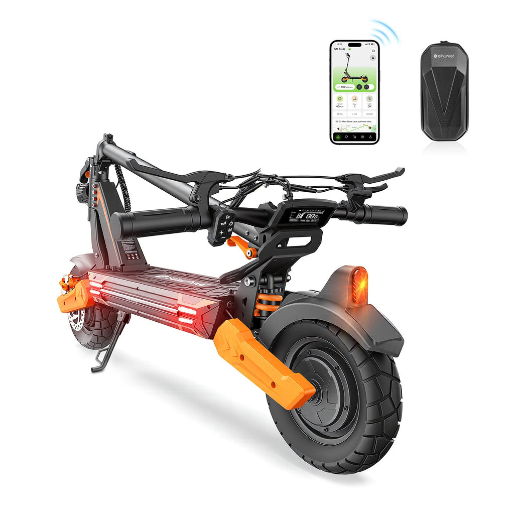 isinwheel GT1 DUAL Trottinette électrique tout-terrain à double moteur 1600W