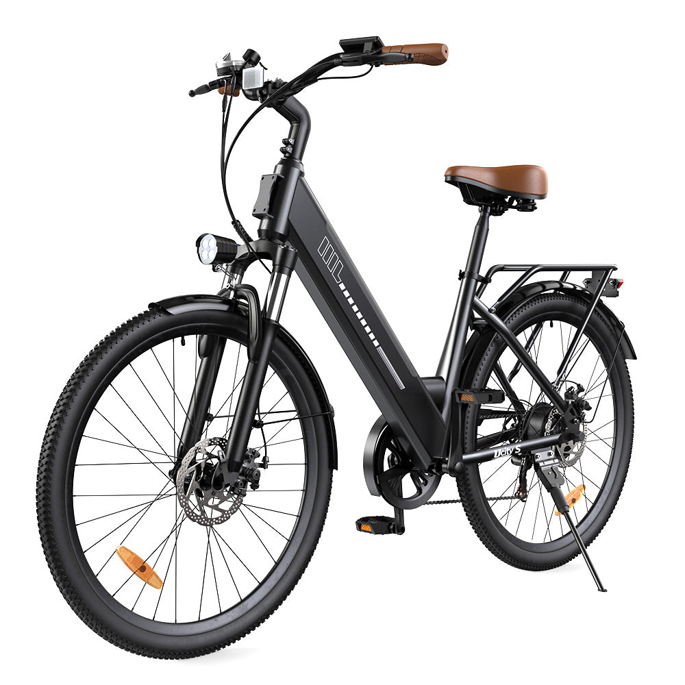 isinwheel UCityS Vélo électrique à cadre bas, batterie amovible, 88 km d’autonomie