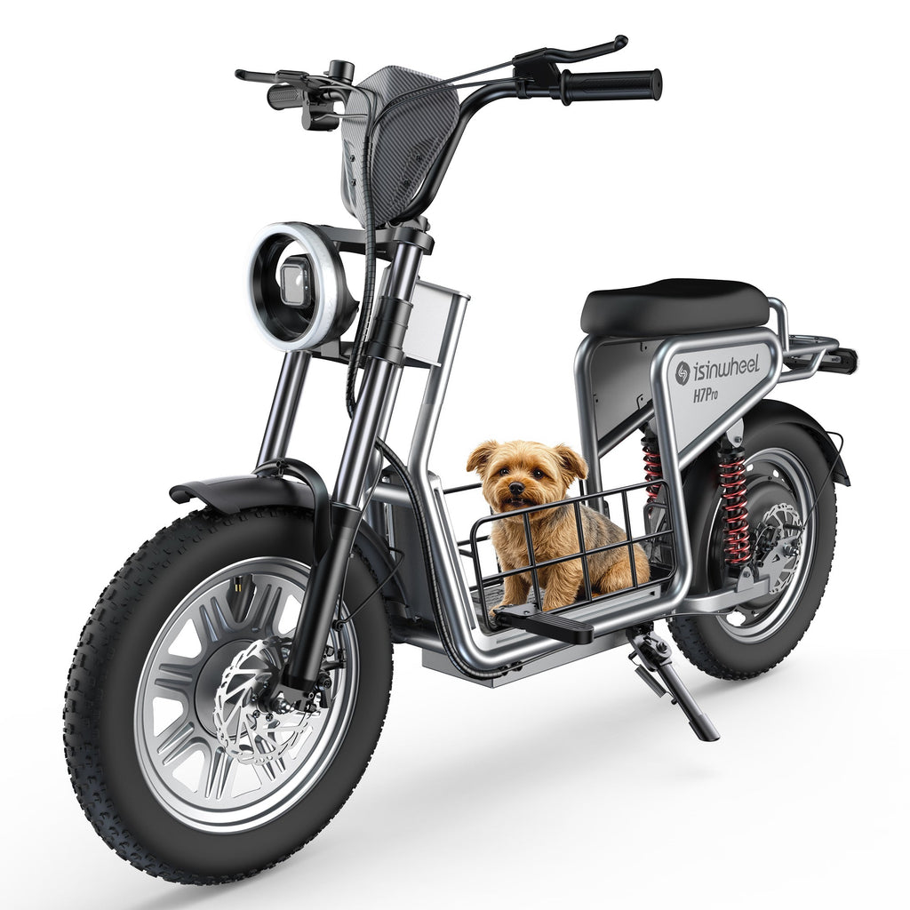 isinwheel H7Pro Trottinette électrique 1200W avec siège