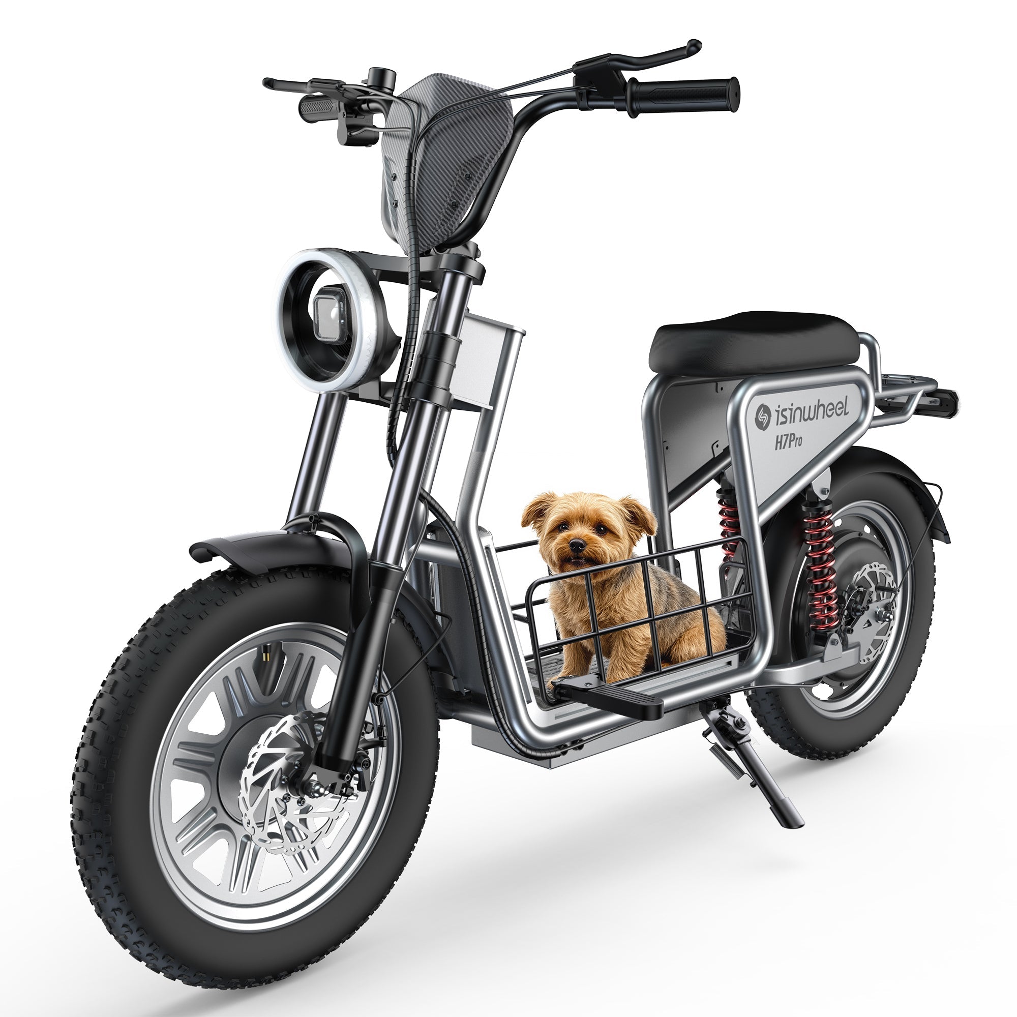 isinwheel H7Pro Trottinette électrique 1200W avec siège