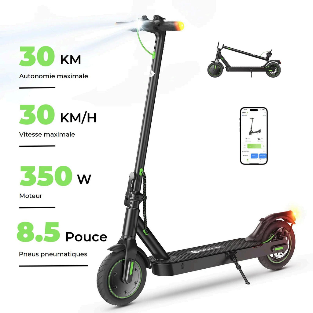 isinwheel® S9/S9Pro Trottinette électrique 350W