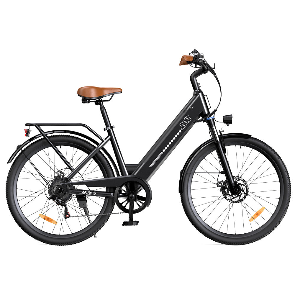 isinwheel UCityS Vélo électrique à cadre bas, batterie amovible, 88 km d’autonomie