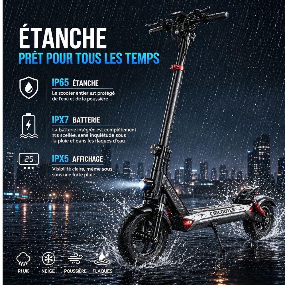 Landturbo Pro Trottinette électrique tout-terrain 1250W