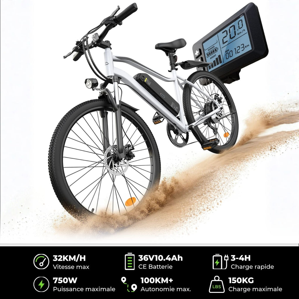 U4 Vélo Électrique Pliant - Batterie Amovible