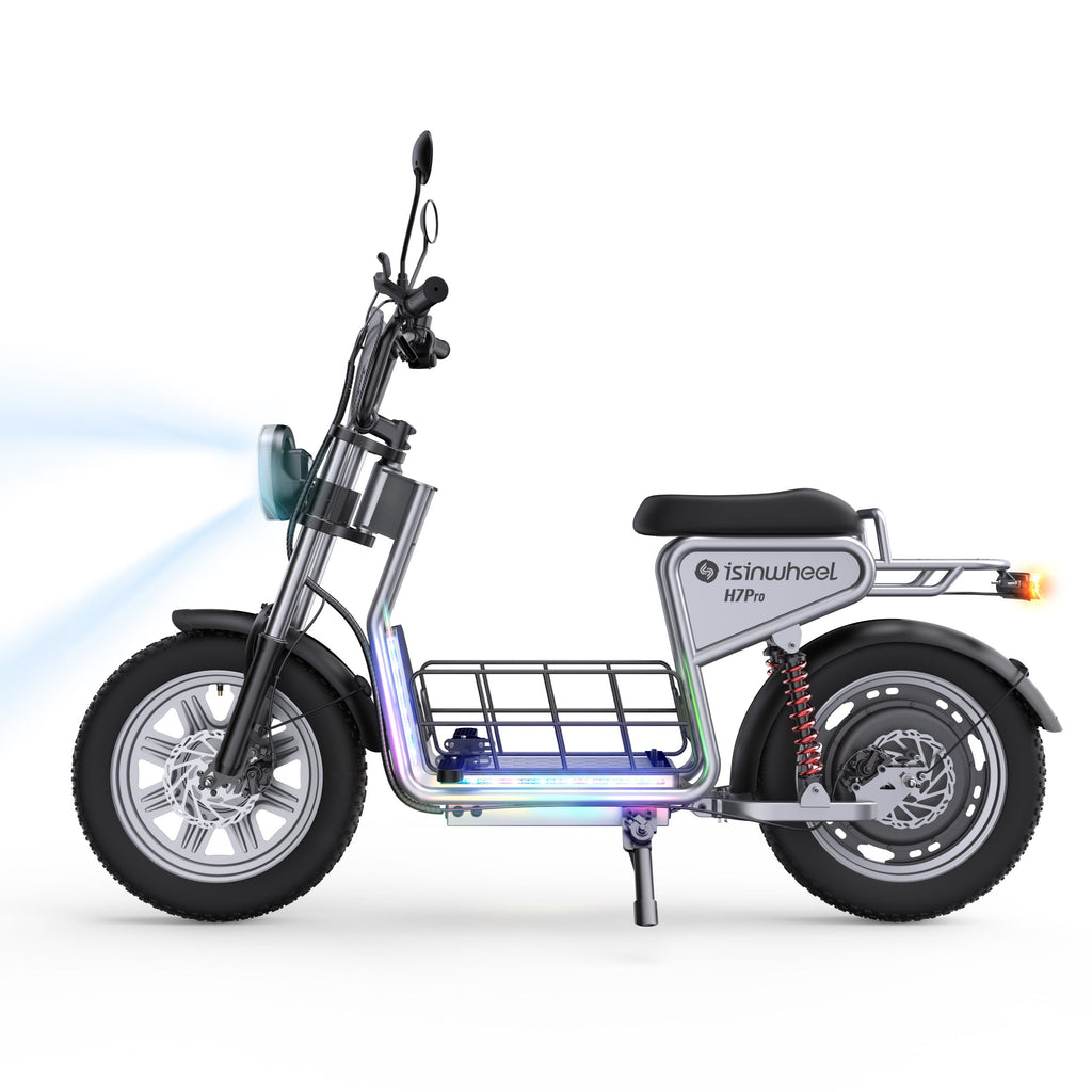 isinwheel H7Pro Trottinette électrique 1200W avec siège
