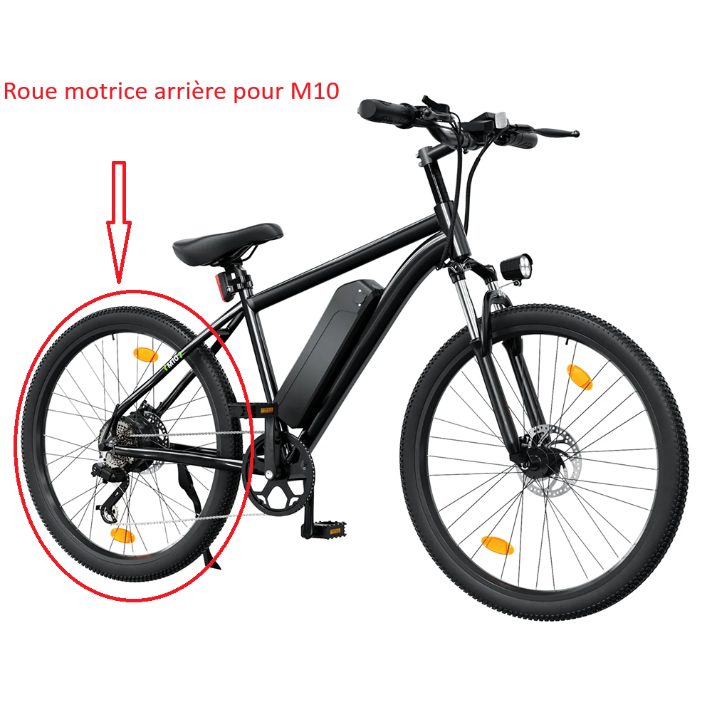 Roue avant ou arrière pour vélo électrique M10