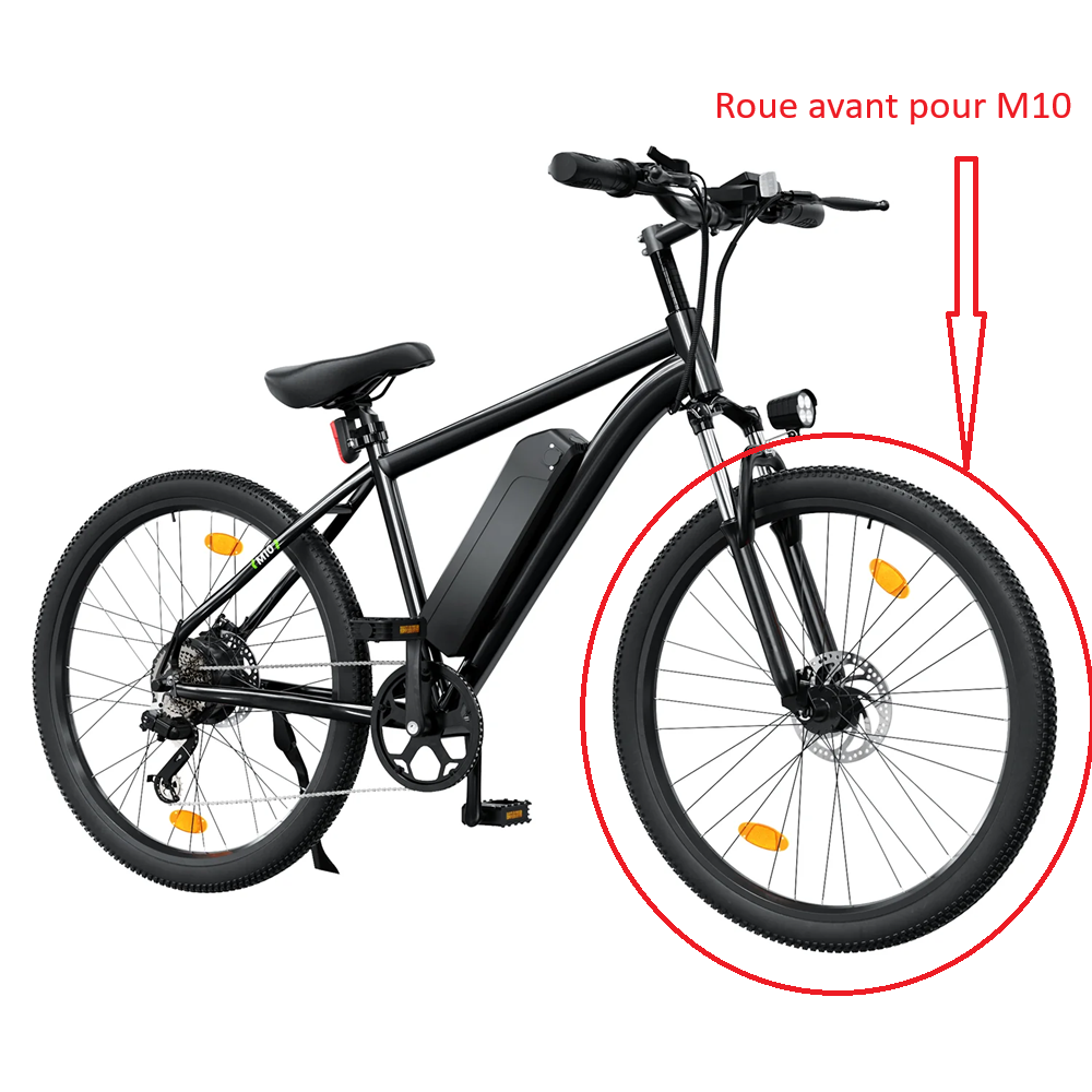Roue avant ou arrière pour vélo électrique M10