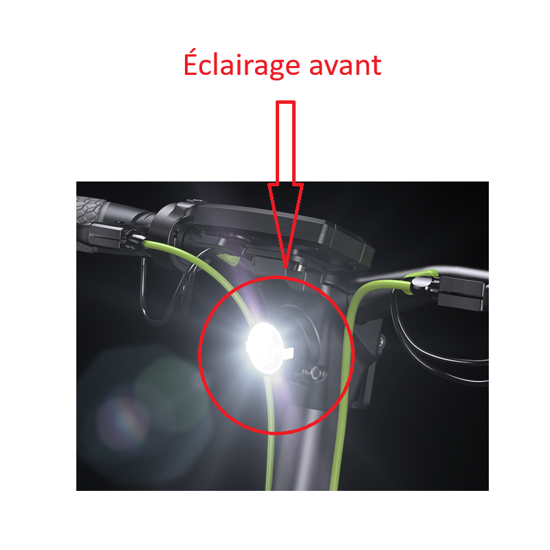 Éclairage avant pour trottinette électrique S10MAX