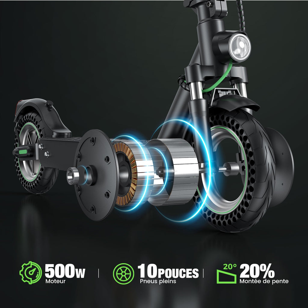 isinwheel® S9MAX Trottinette électrique 500W