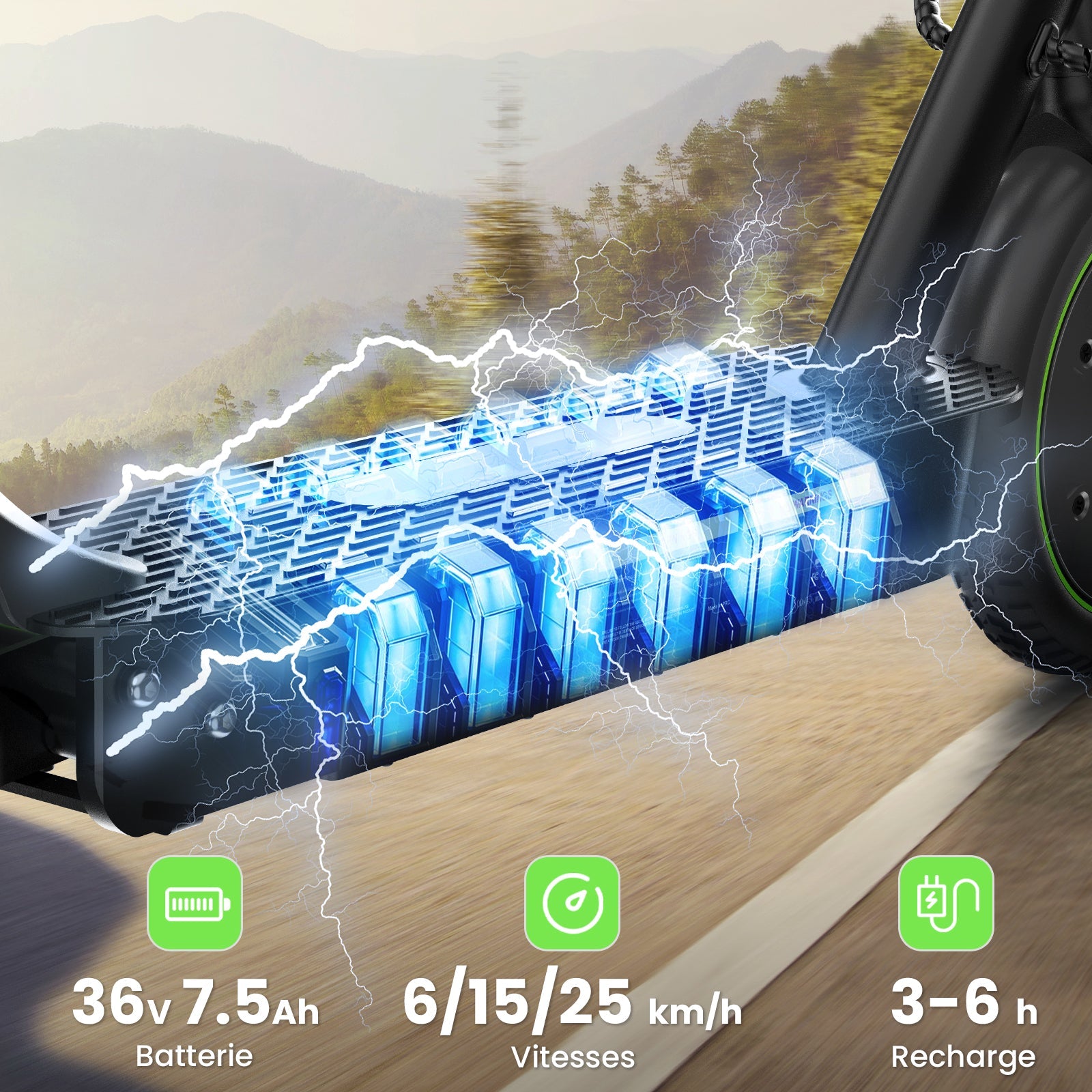 isinwheel® S9/S9Pro Trottinette électrique 350W