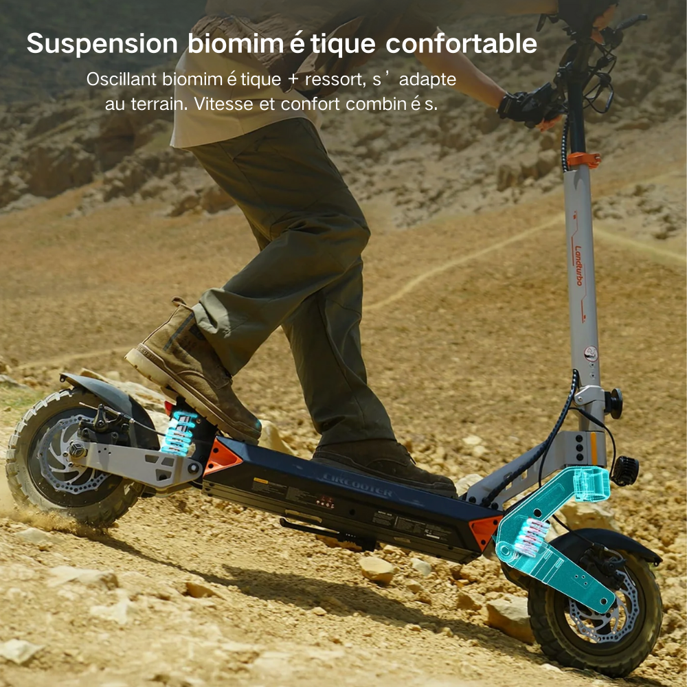 Landturbo Pro Trottinette électrique tout-terrain 1250W