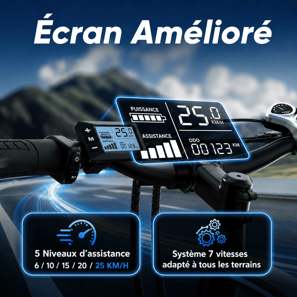 EB3 Vélo électrique tout-terrain pour la navette ou le hors-piste