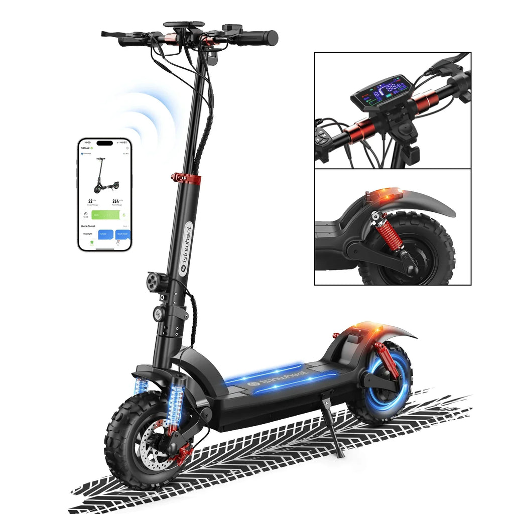 isinwheel GT2  Trottinette électrique tout-terrain 1200W