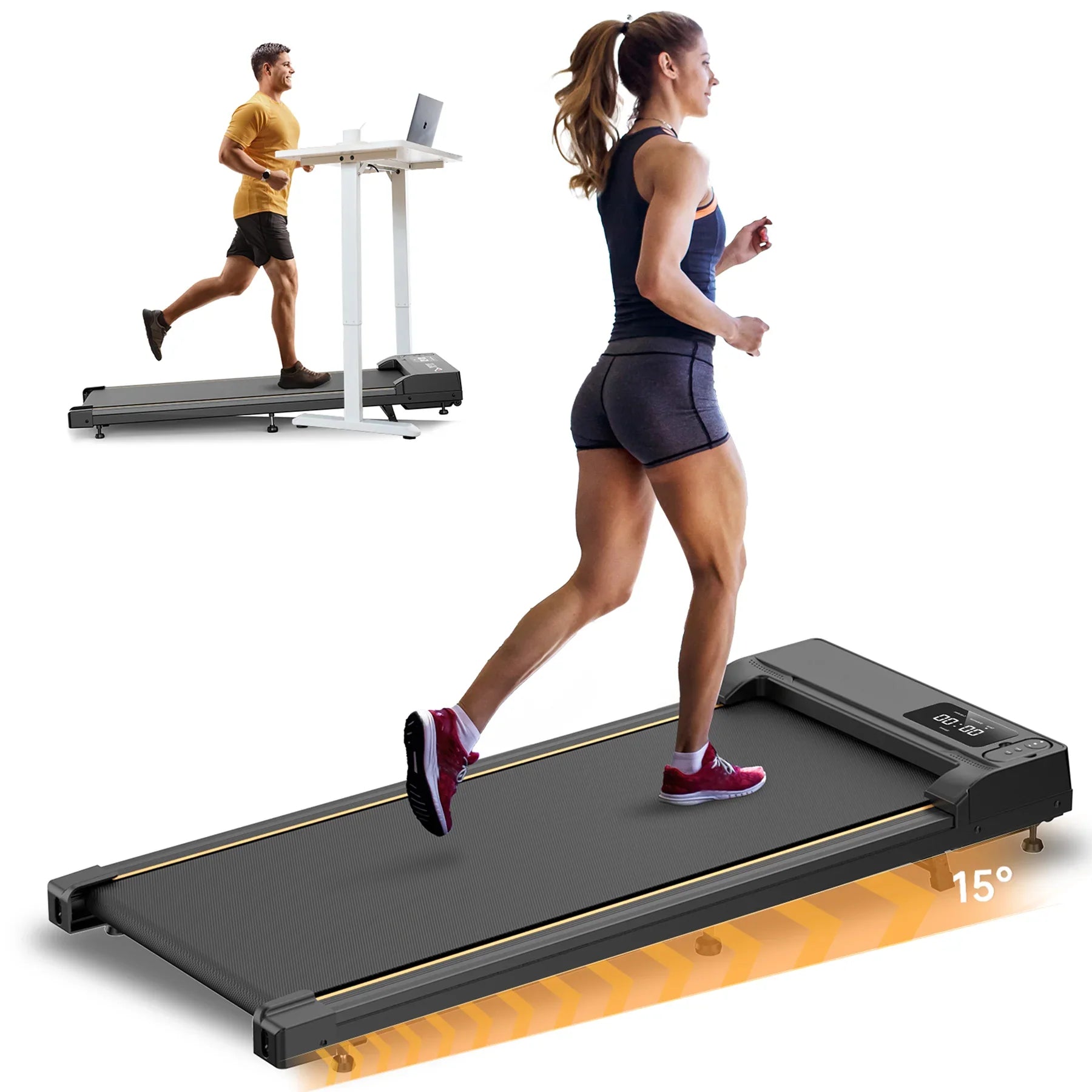 JT31 Tapis de course compact inclinable