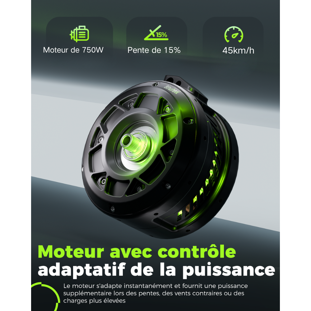 Fat Bike M60 Puissant : Pneus Tout-Terrain, 105km d'Autonomie & Batterie Amovible