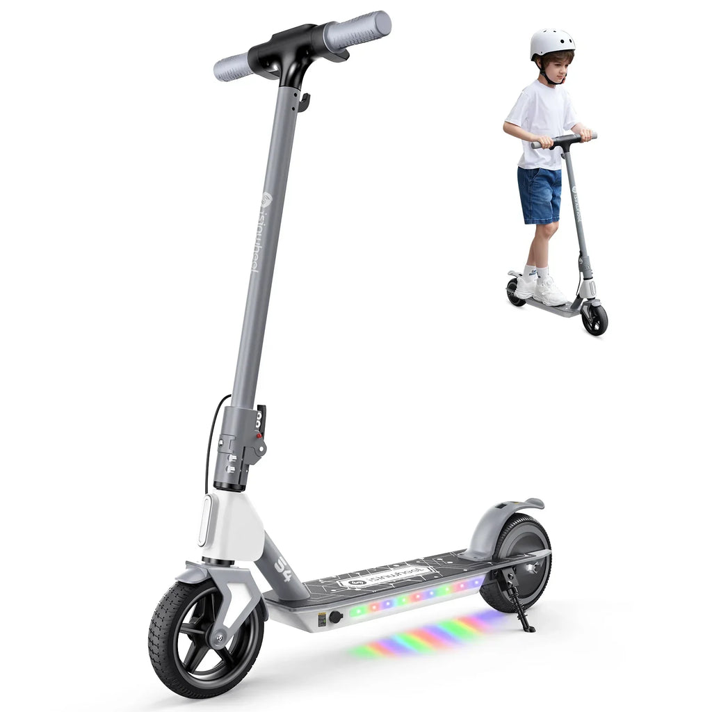 isinwheel® S7 Trotinette Électrique pour Enfants Réglable
