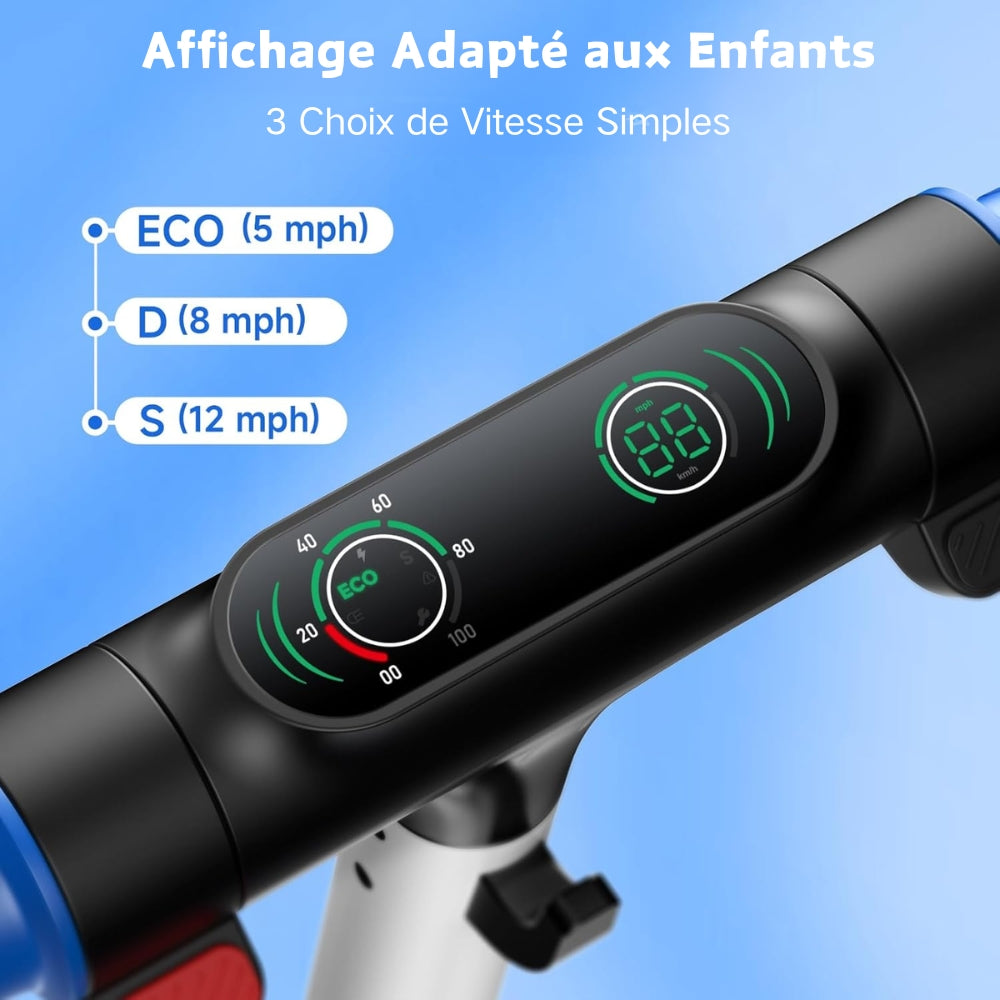 isinwheel S4/S7 /iK1S Trottinette électrique pour enfants