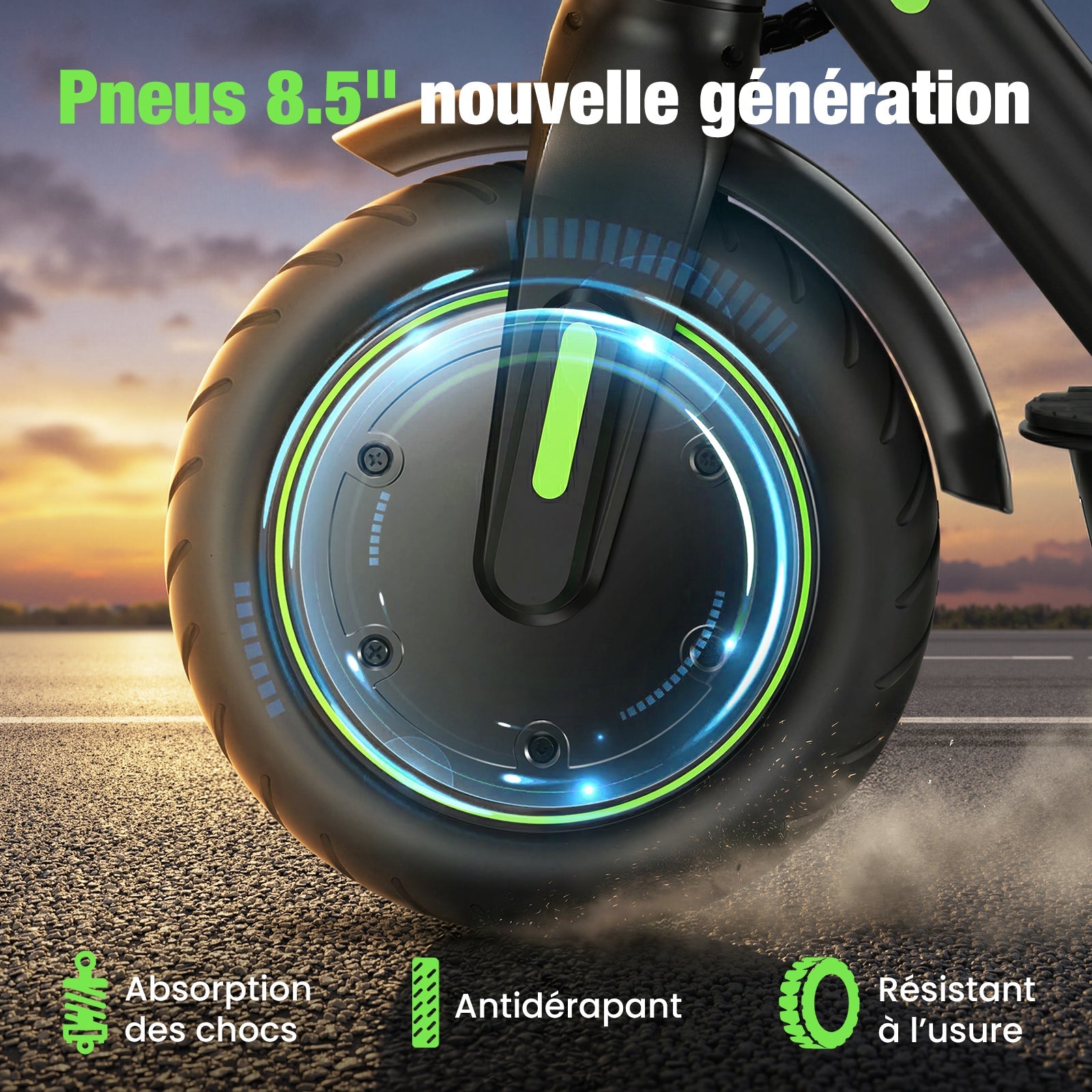 isinwheel® S9/S9Pro Trottinette électrique 350W