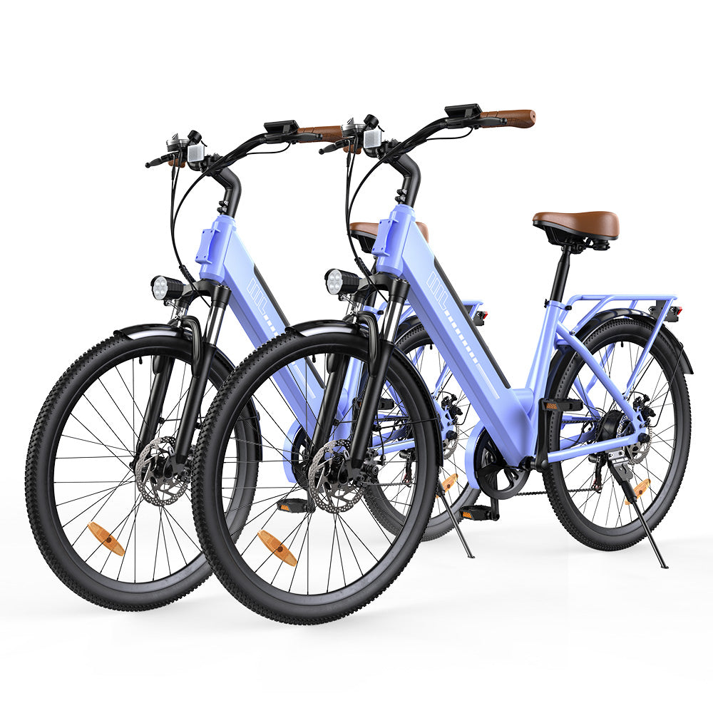 isinwheel UCityS Vélo électrique à cadre bas, batterie amovible, 88 km d’autonomie