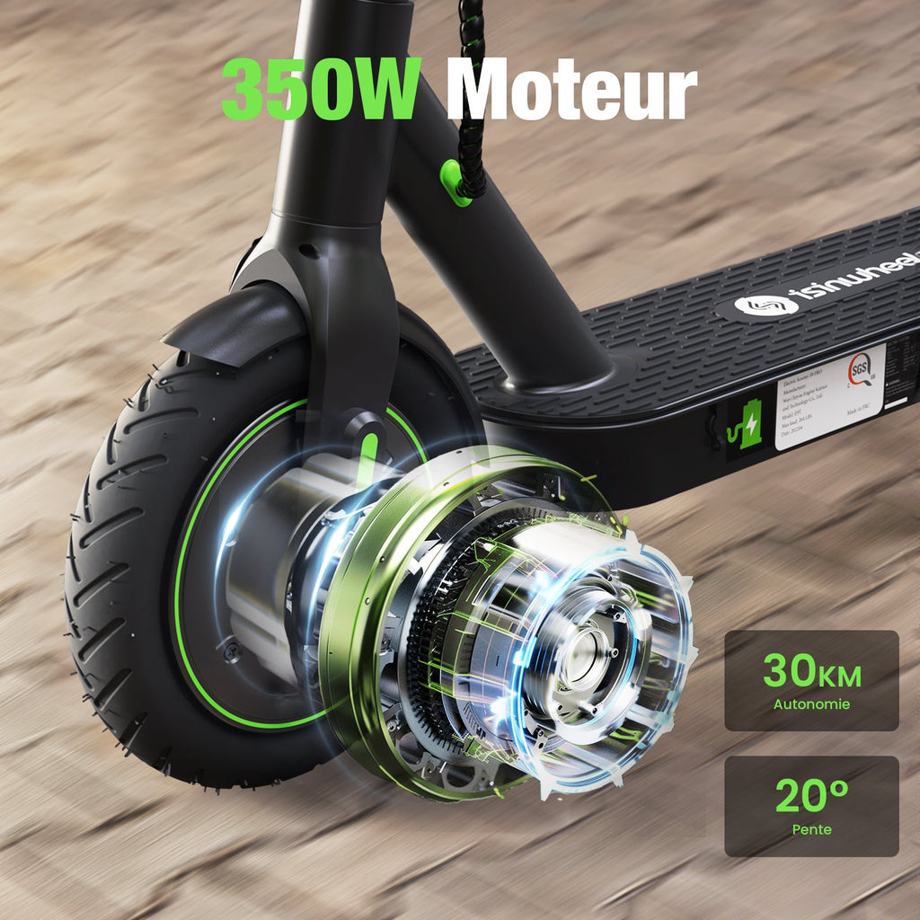 isinwheel® S9/S9Pro Trottinette électrique 350W