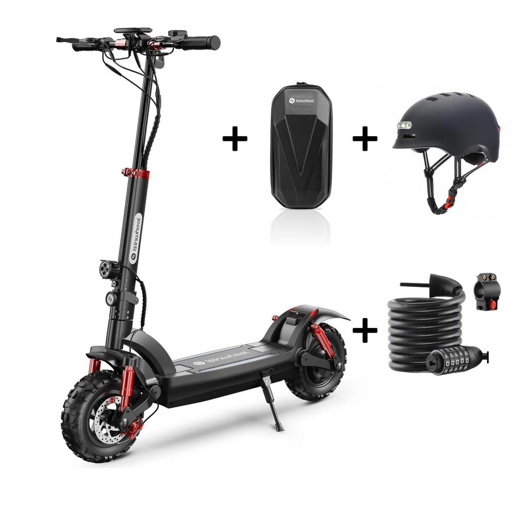 isinwheel® GT2/GT1 Trottinette électrique tout terrain 1200W pour adultes et adolescents