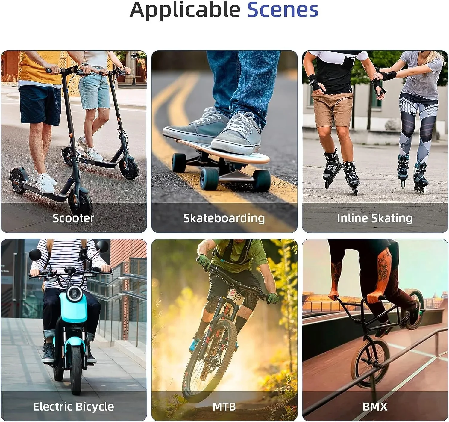 isinwheel Casque de vélo électrique avec feu arrière LED