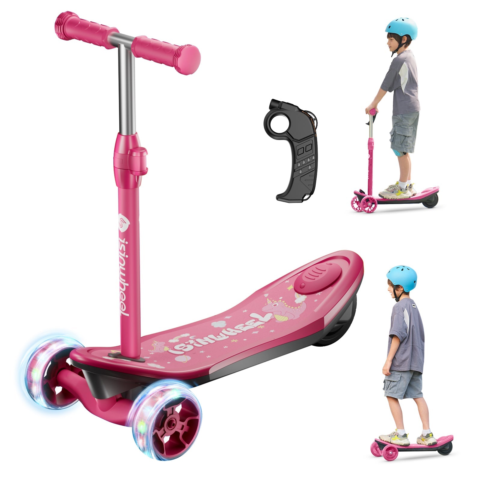 isinwheel MiniSpider trottinette électrique 2 en 1 pour enfants
